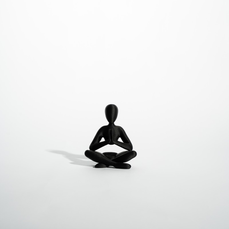  Διακοσμητικό Χώρου Yoga – Minimal 3D Printed Φιγούρα Zen