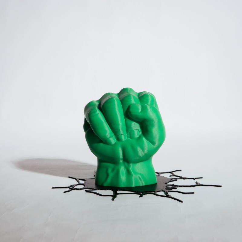 Hulk Smash 3D Διακοσμητικό Τοίχου – Γροθιά που "Σπάει" τον Τοίχο