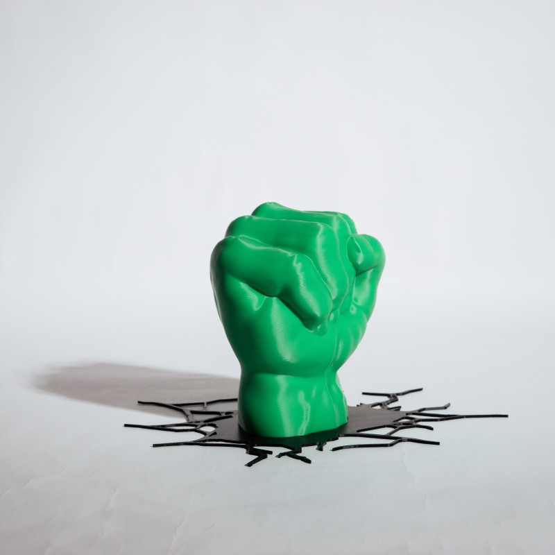 Hulk Smash 3D Διακοσμητικό Τοίχου – Γροθιά που "Σπάει" τον Τοίχο