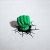 Hulk Smash 3D Διακοσμητικό Τοίχου – Γροθιά που "Σπάει" τον Τοίχο