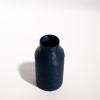 Μοντέρνο Ανθοδοχείο Dark Blue - 3D Printed Βάζο "Hammered Bottle" 17.5 εκ