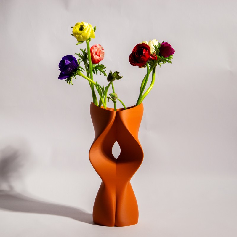 Terracotta Sculptural Βάζο - Earth Editionν 24 εκ