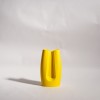 Honey Yellow Βάζο - Μοντέρνος Γεωμετρικός Σχεδιασμός 18 εκ.