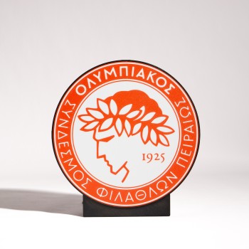Φωτιστικό Ολυμπιακός 3D LED – Επιτραπέζιο Φωτιστικό Νυκτός με το Σήμα της Ομάδας