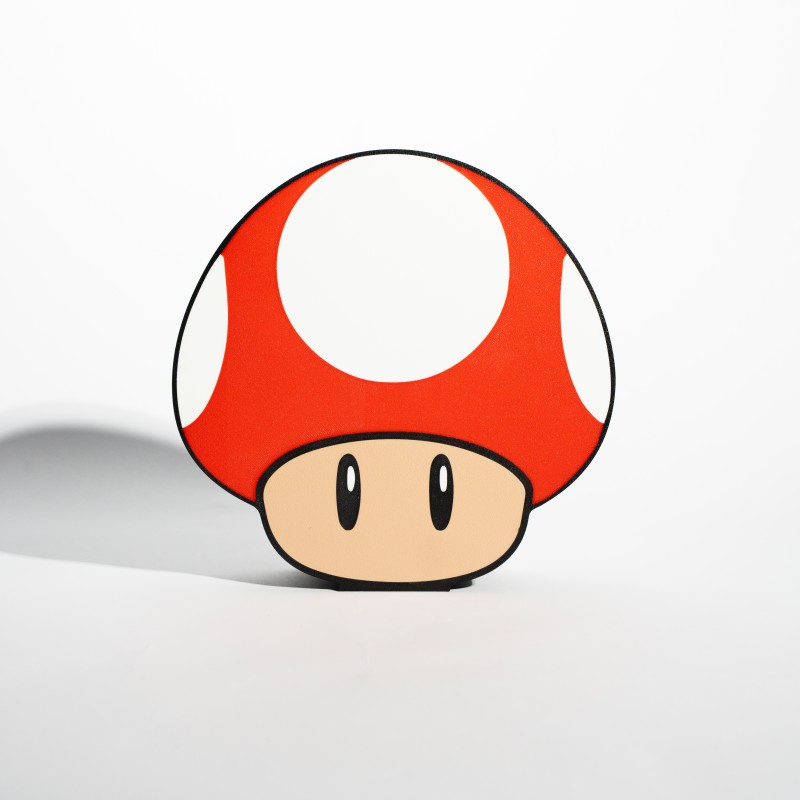 Φωτιστικό Μανιτάρι Super Mario – 3D Printed LED Gadget για Gamers