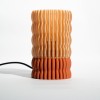 Φωτιστικό Γραφείου & Κομοδίνου "Wave" – 3D Printed με Ζεστό Φωτισμό