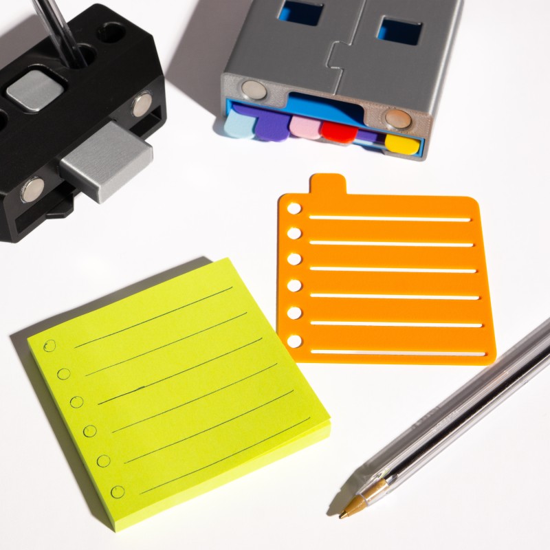 3D Organizer Γραφείου USB Stick – Μαγνητική Βάση για Στυλό, Σημειώσεις & Κρυφό Αποθηκευτικό Χώρο