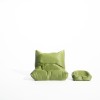 Minimal Organizer Γραφείου σε Olive Green - Puffy Set Βάση Κινητού & Ακουστικών