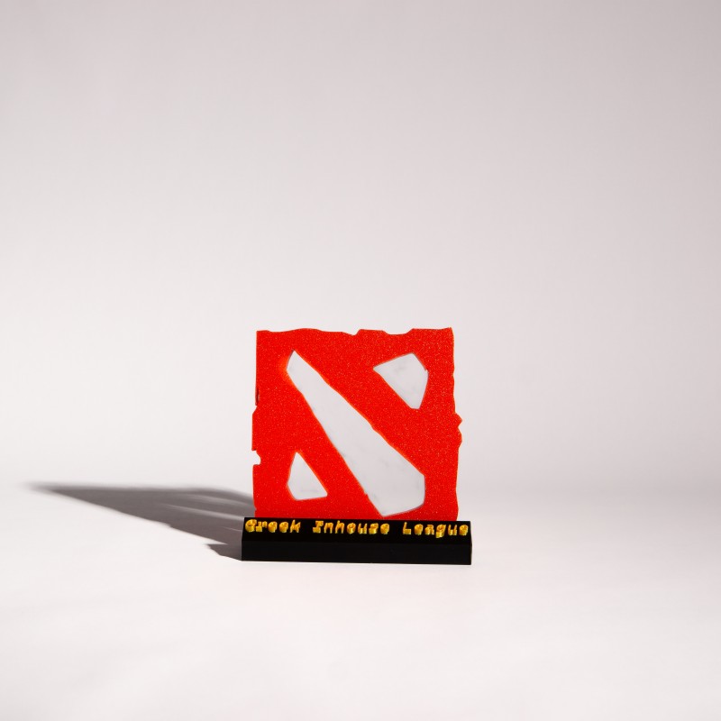 3D Printed Τρόπαιο Dota 2 – Greek Inhouse League Edition
